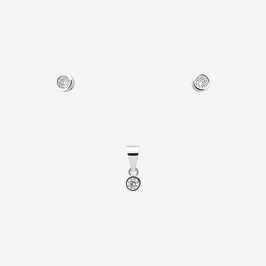 Sterling silver Eira Beam Pendant