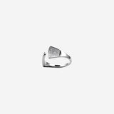 Silver Triangle women`s Ring