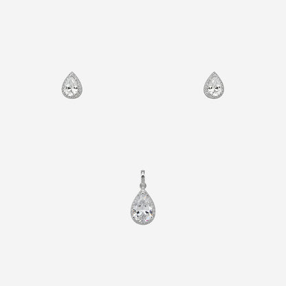 Sterling silver Eira Almond Set