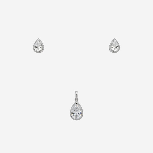 Sterling silver Eira Almond Set