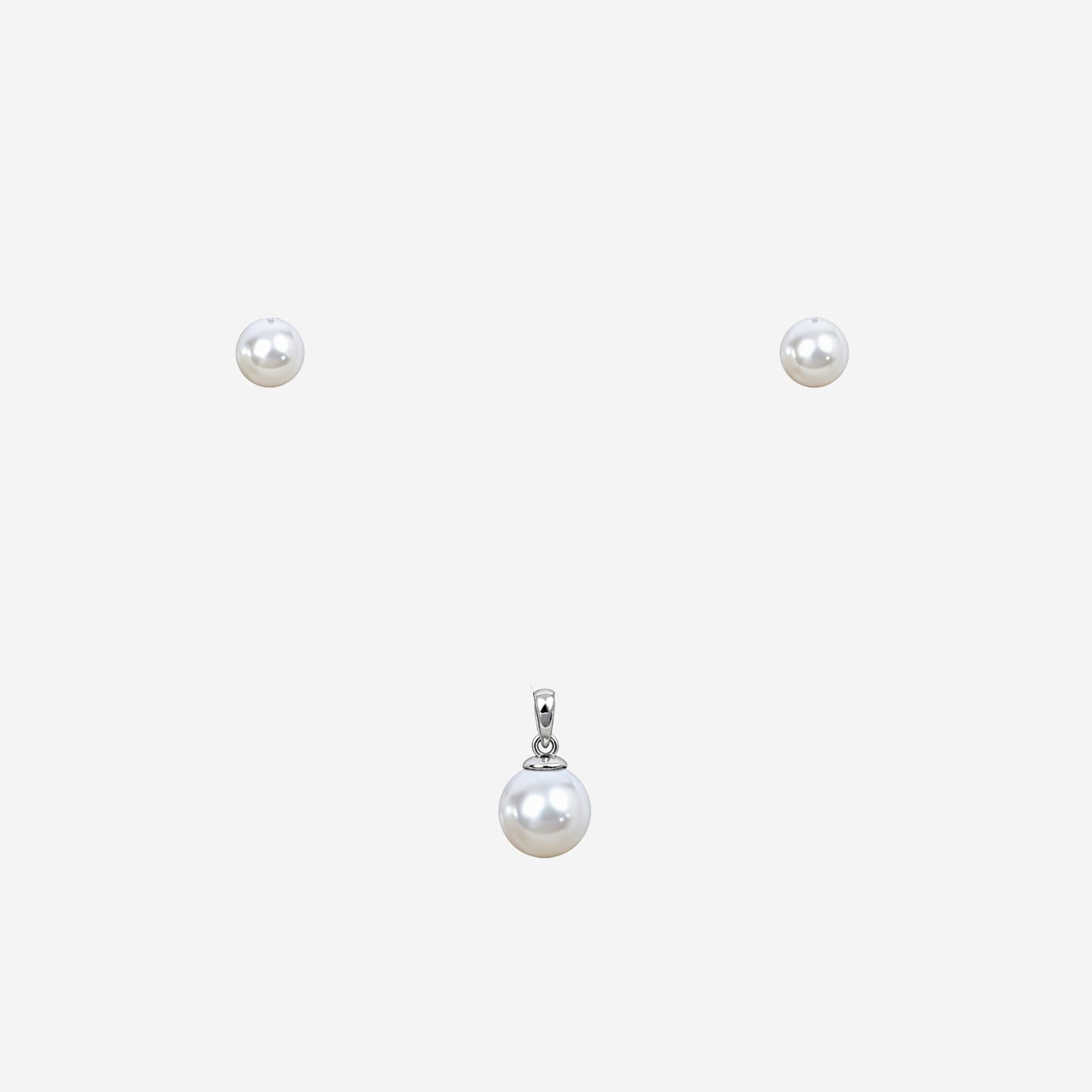 sterling silver heartglint set