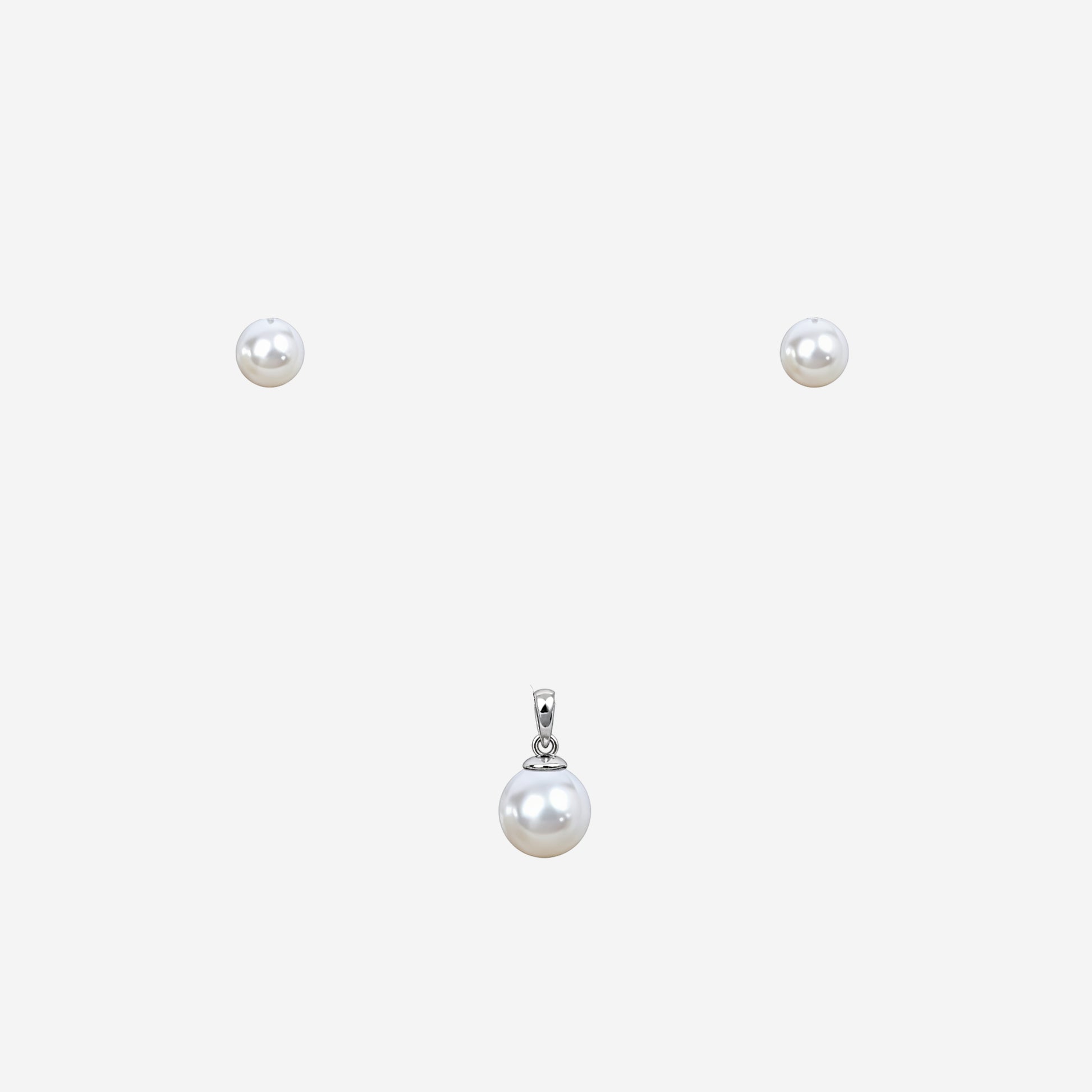 Sterling silver Heartglint Set