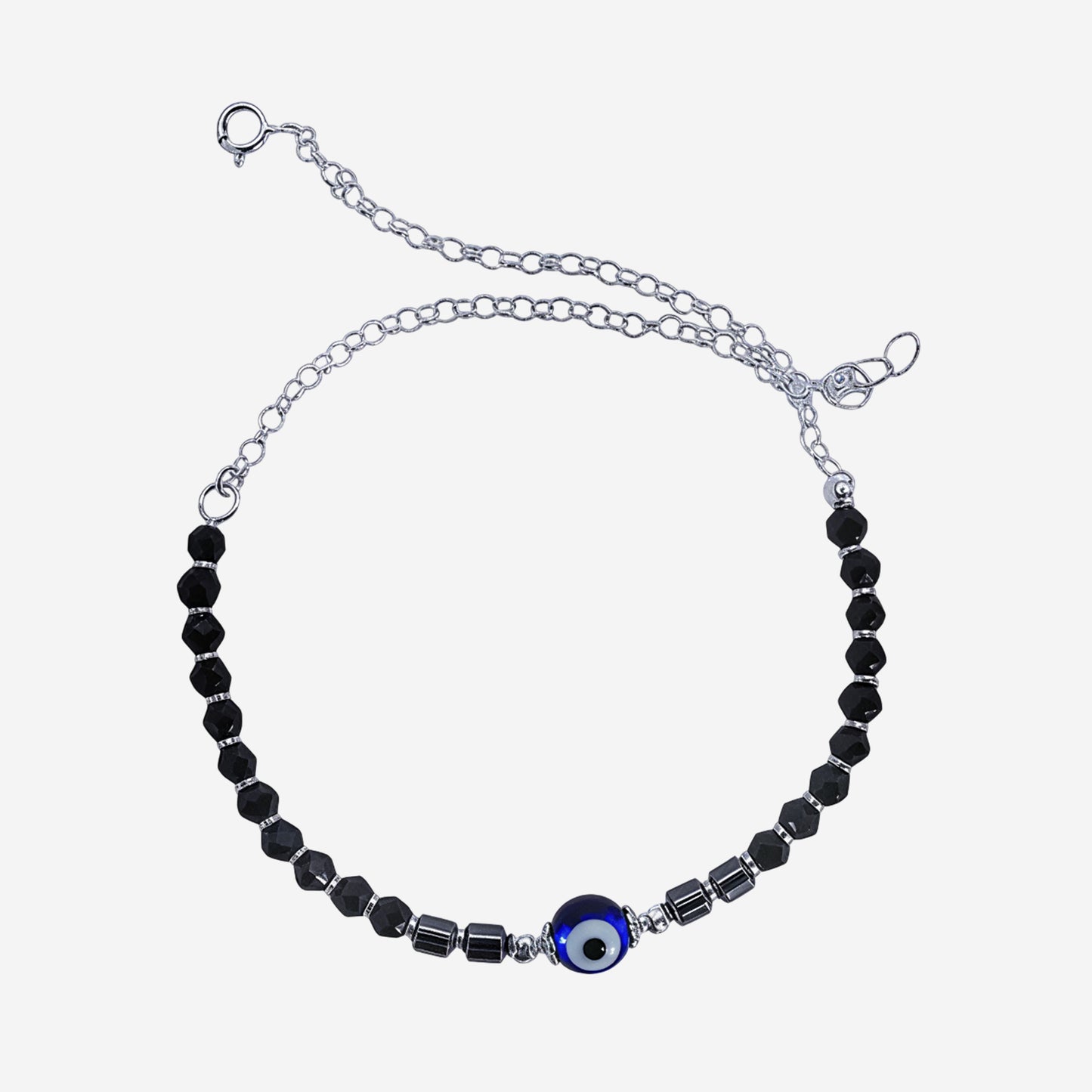 sterling silver midnight azure anklet