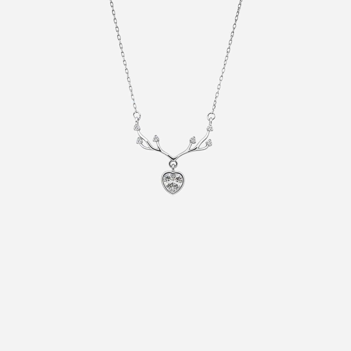 Sterling silver Velin Antler Pendant