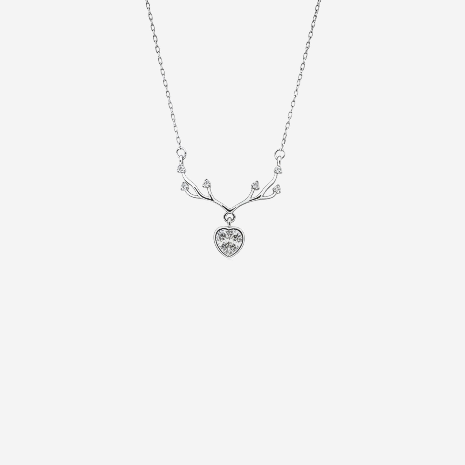 Sterling silver Velin Antler Pendant