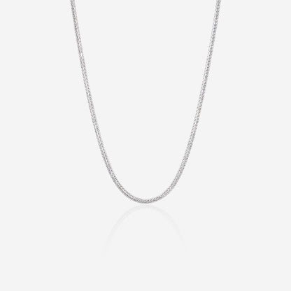 Strandform Chain – Sterling Silver Textured Motion