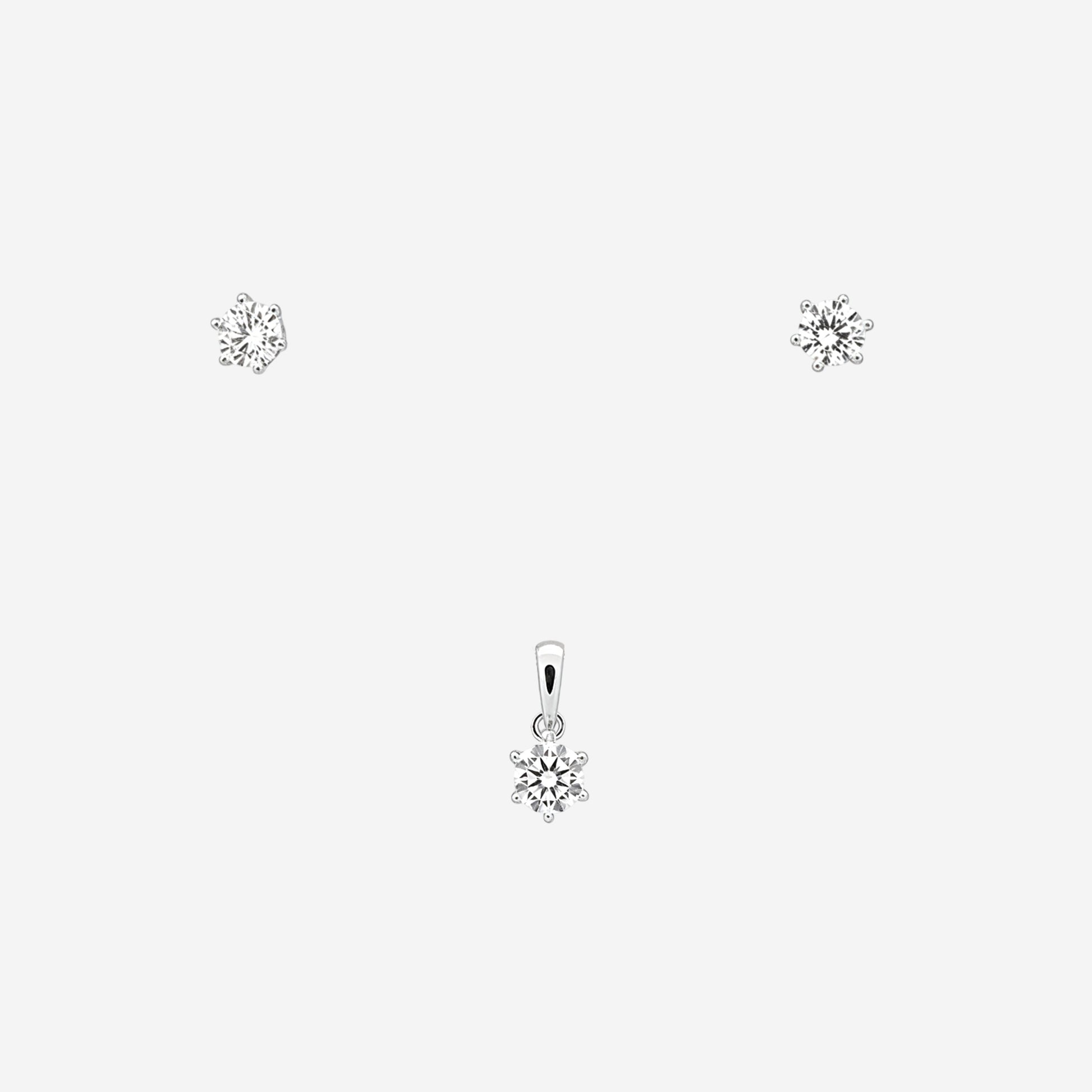 Sterling silver Eira Marquise Pendant