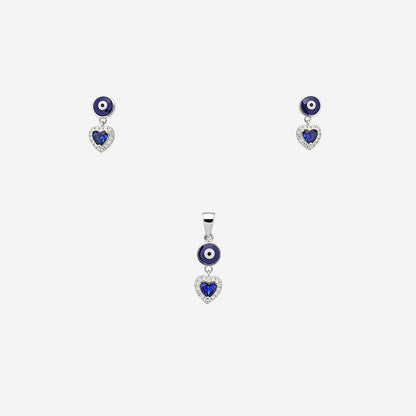 Sterling silver Lustre Drop Set