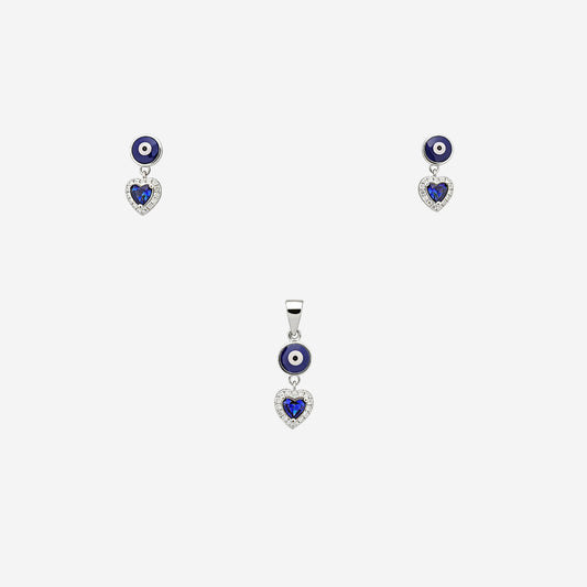 Sterling silver Lustre Drop Set