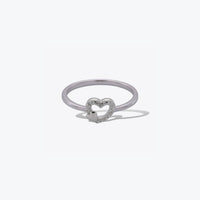 Overlapping Heart Ring – A Unique Sterling Silver Design