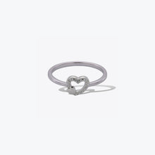 Overlapping Heart Ring – A Unique Sterling Silver Design