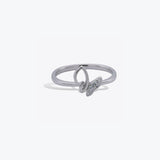 Sterling silver Butterfly Elegance Ring