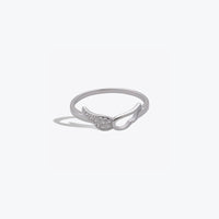 Wing Elegance Ring – A Sterling Silver Touch of Grace