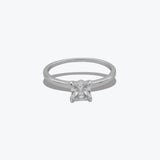 Sterling silver Regal Square Ring