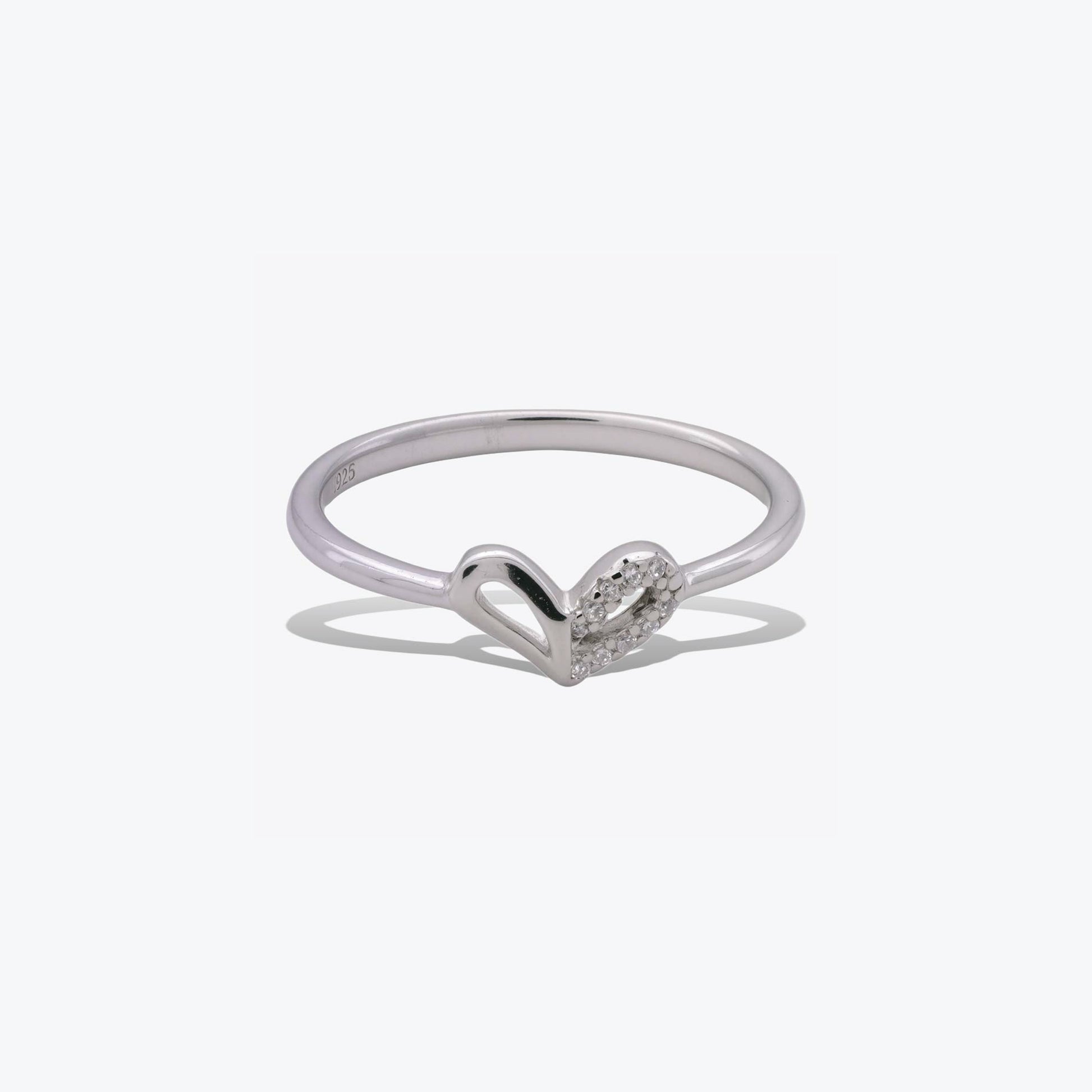 Sterling Silver Heart Ring – A Timeless Symbol of Love