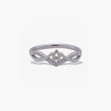 Silver Celestial Star Women`s Ring