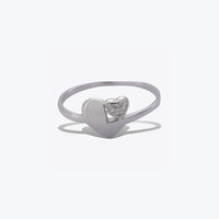 Heart Glow ring - Sterling silver