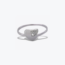 Heart Glow ring - Sterling silver