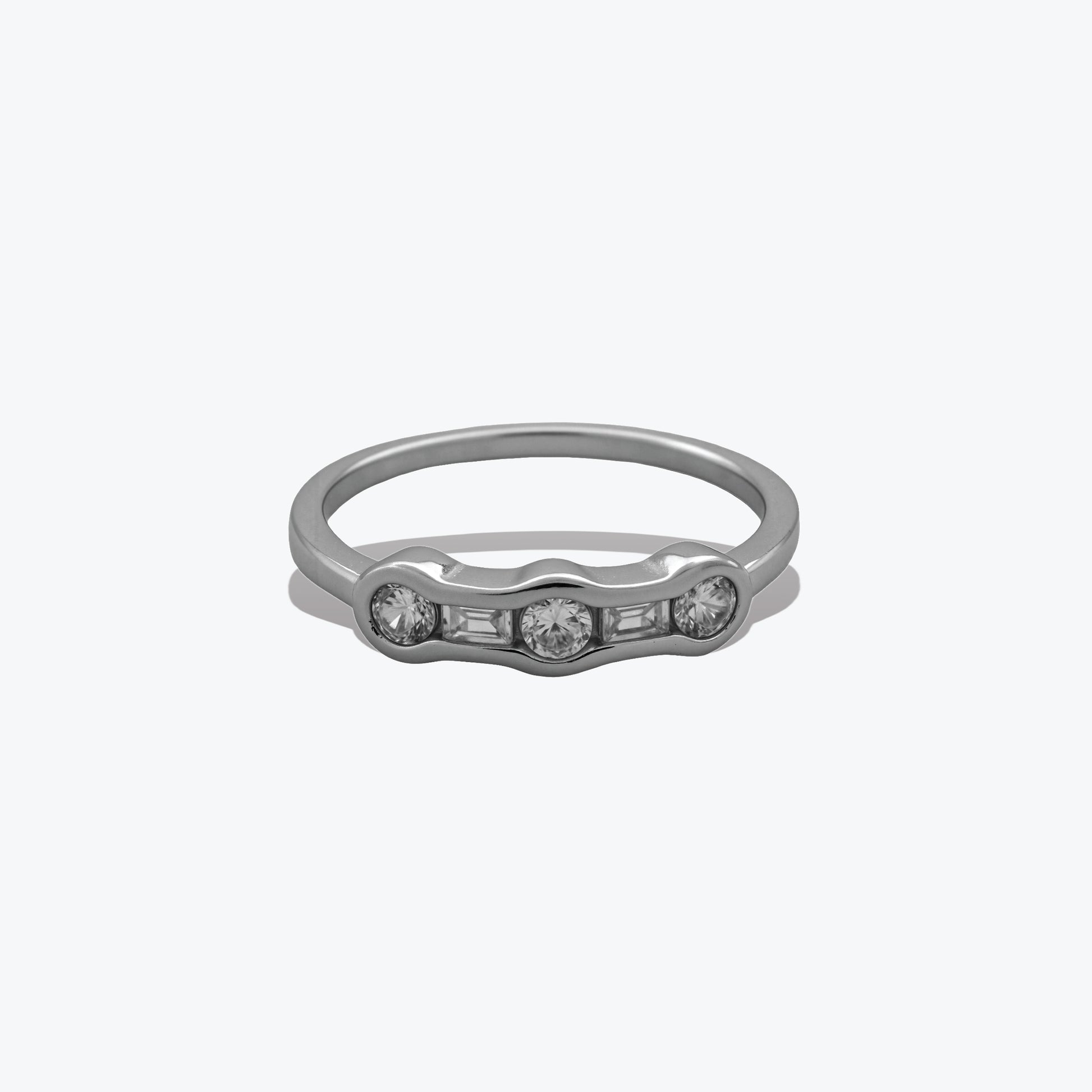 Timeless grace ring - sterling silver