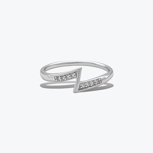  Radiance Arc Ring - Sterling silver