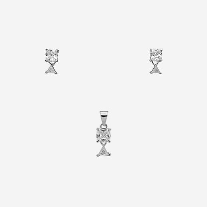 Sterling silver Nova Tier Pendant