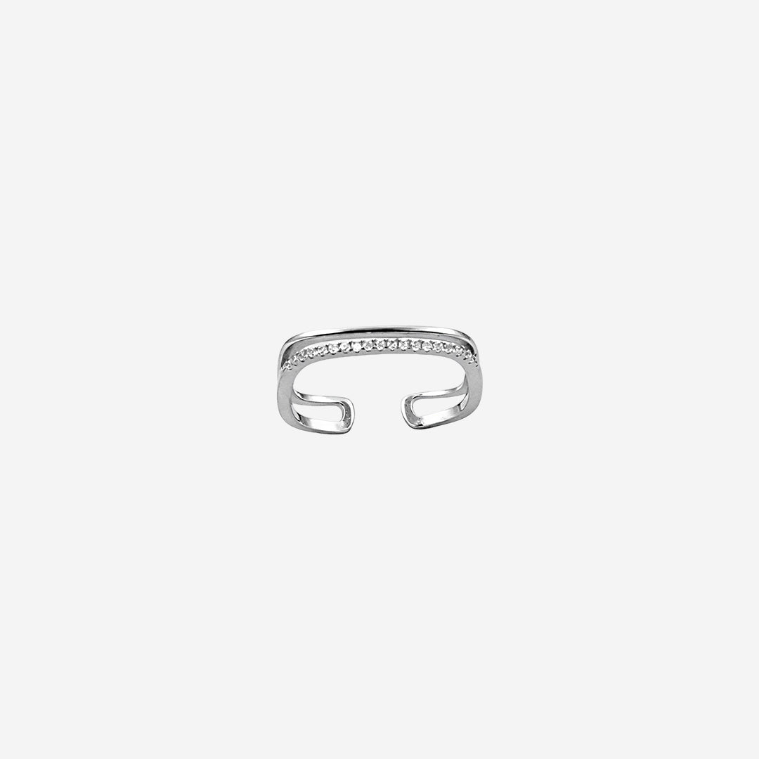 silver trielle women`s ring