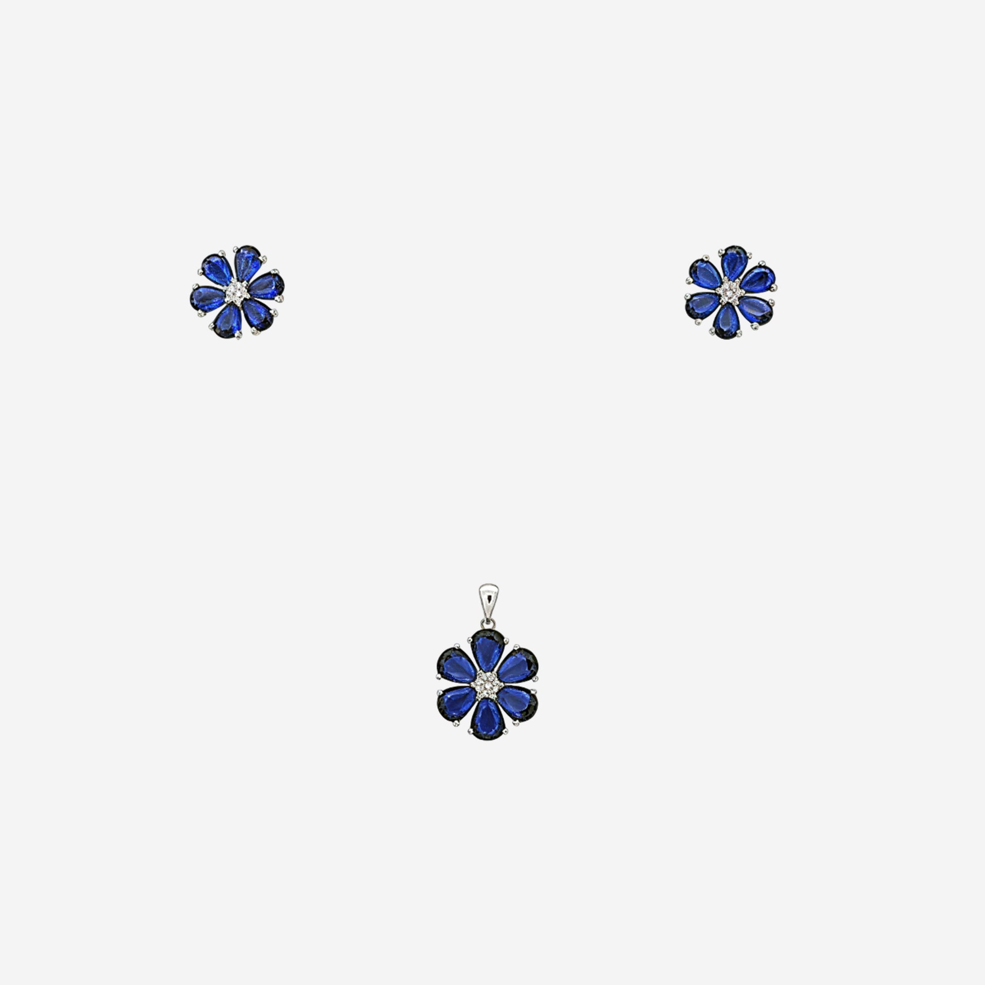 Sterling silver Serene Gem Pendant