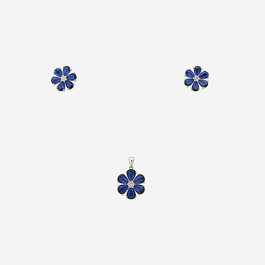 Sterling silver Serene Gem Pendant