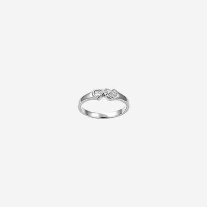 Twin Amour Charm women`s ring