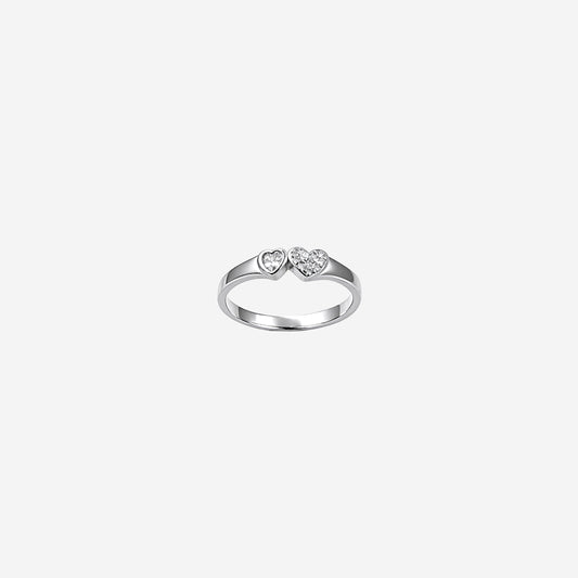 Twin Amour Charm women`s ring
