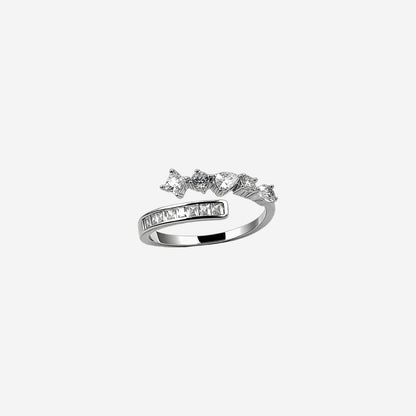 Silver Edgeflow Women`s Ring