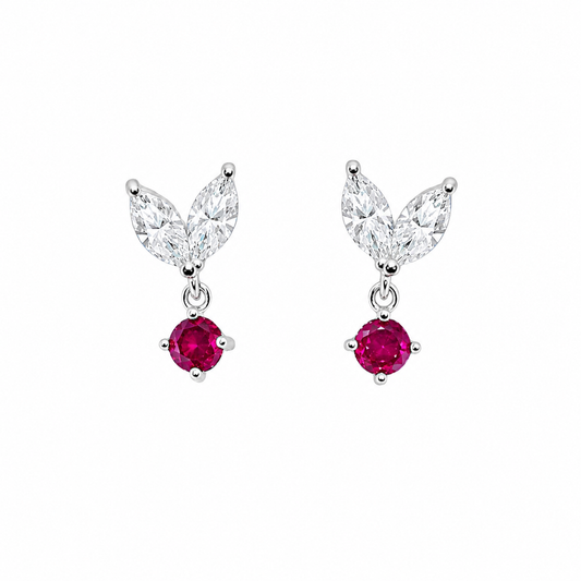 Wingflare Drop Sterling silver Earring
