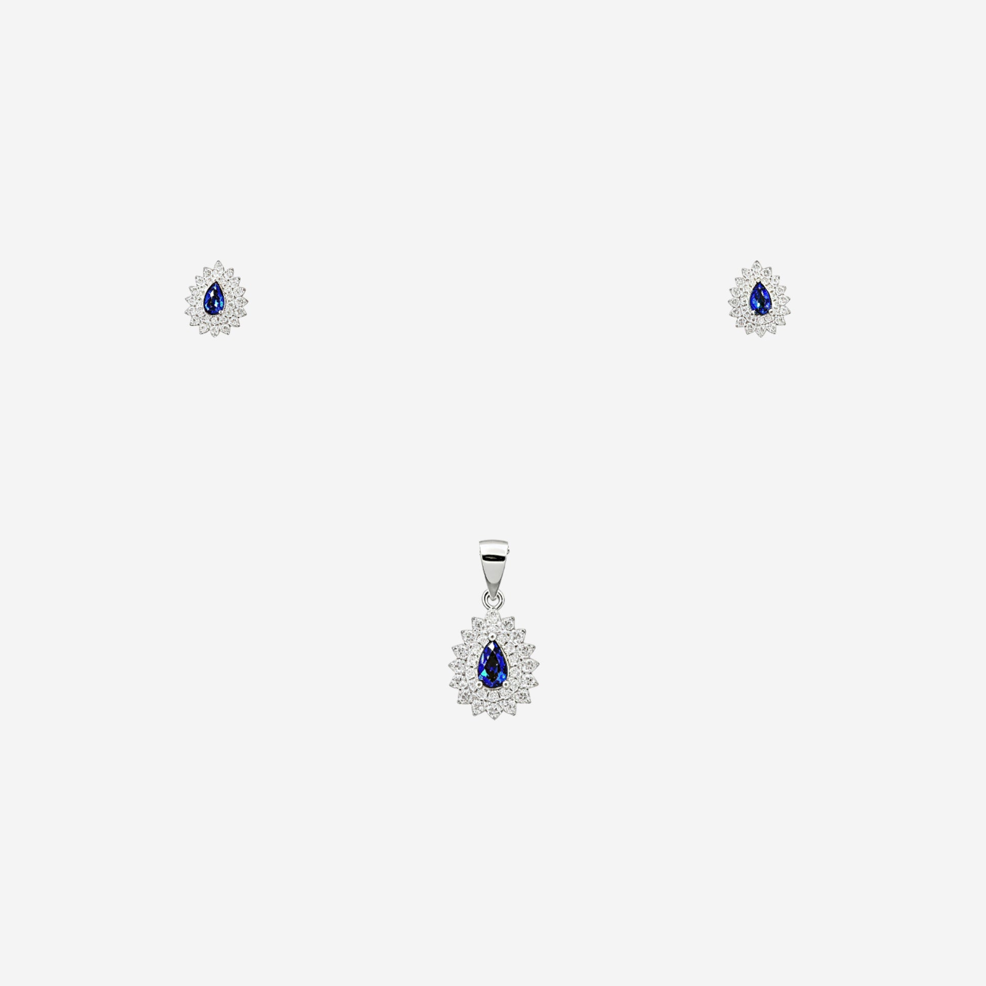 Sterling silver Seren Drop Set