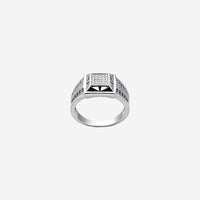 Silver Gridora Men`s Ring