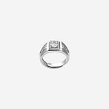 Silver Diamond Men’s Ring