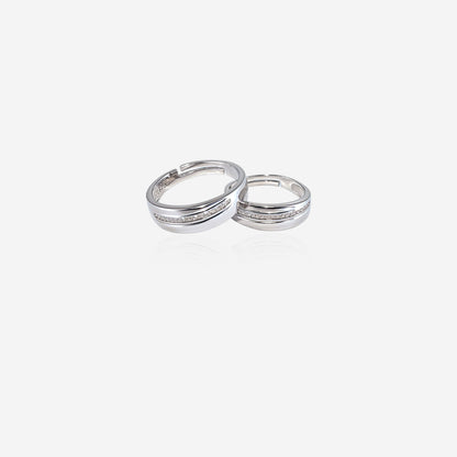Serenelle Couple Rings – Sterling Silver Simplicity