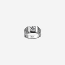 Sterling silver Stravon Men`s Ring