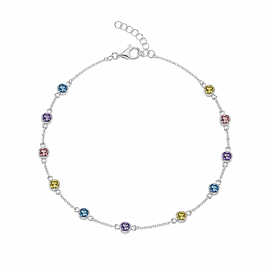 Charmline Women`s Anklet in Silver