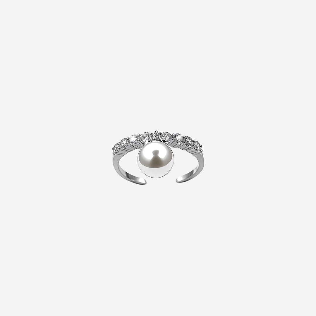 Silver Perlara Women`s Ring