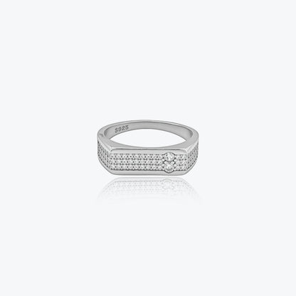 Sterling silver Majestic Crest Men’s Ring