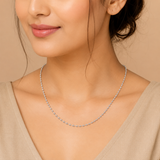 Silver Finelink Women`s Chain