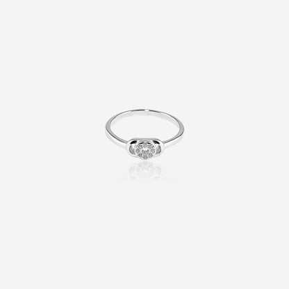 Aurette Ring – Sterling Silver in Effortless Brilliance