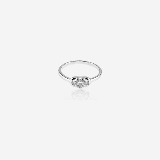 Aurette Ring – Sterling Silver in Effortless Brilliance
