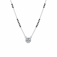 Mangalsutra Patterned Women`s Pendant in silver