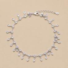 Silver charmed Women`s Anklet