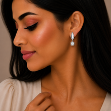 Arcline Drop Sterling silver Earring