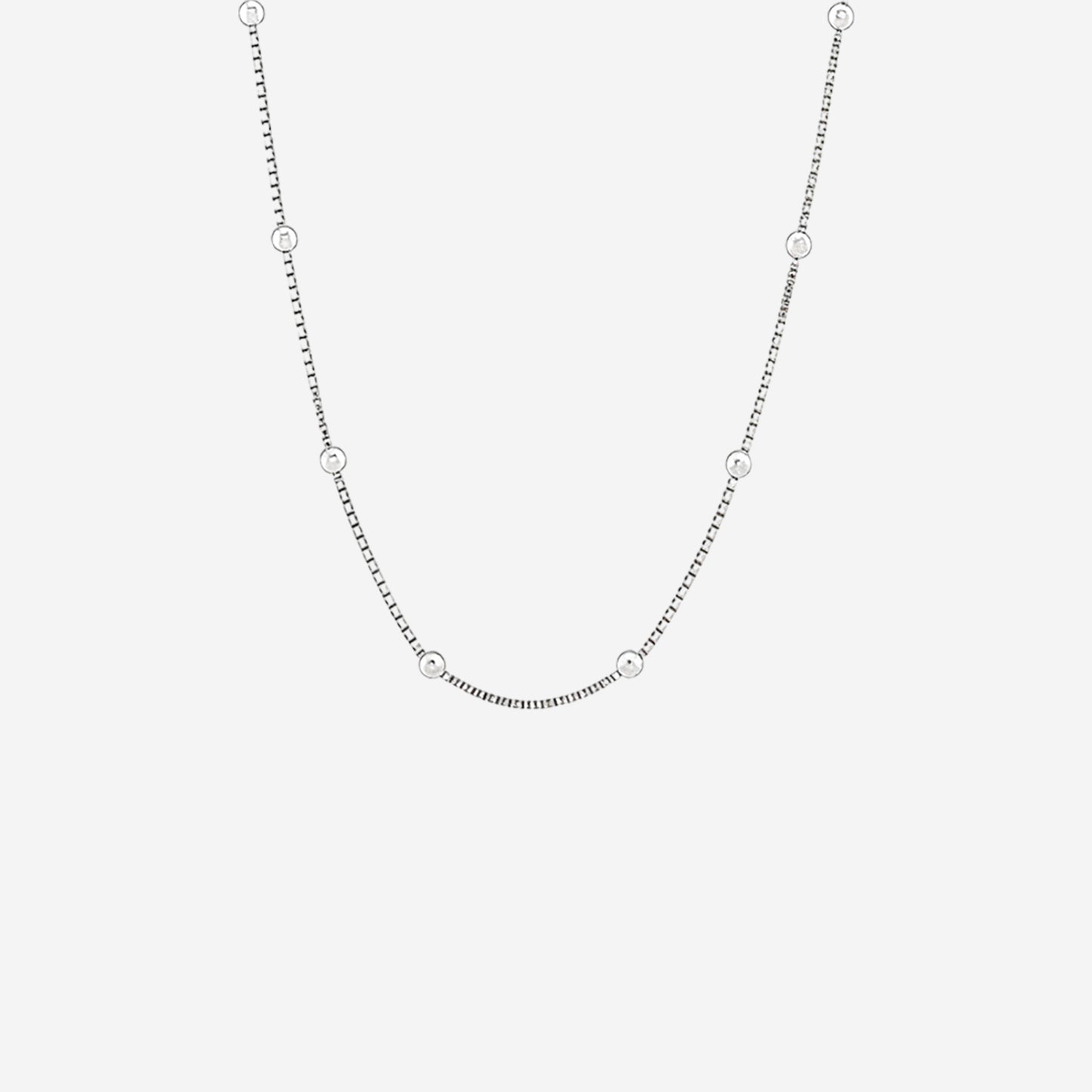 sterling silver silvique chain in refined rhythm