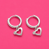 Love’s Glow Women`s Earringsin silver