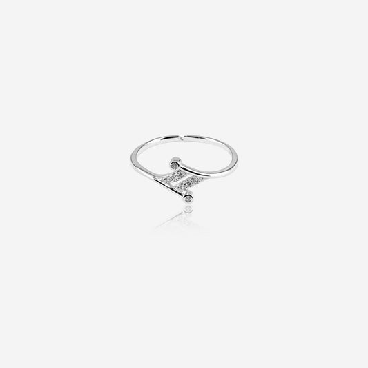 Sylune Ring – Sterling Silver in Sparkle