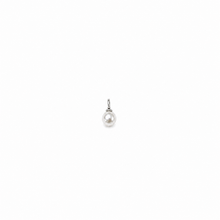 Pearl Pendant with earrings in silver